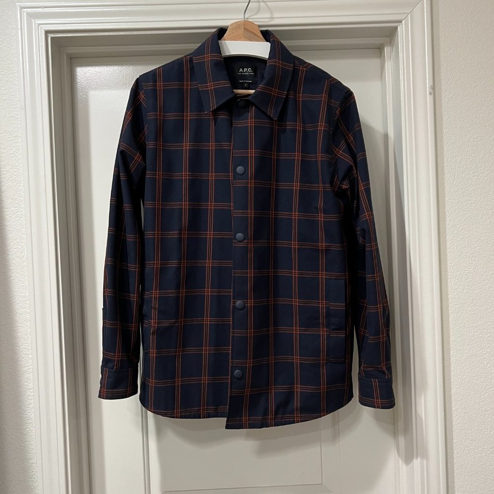 APC Rodney Checked Shirt Jacket